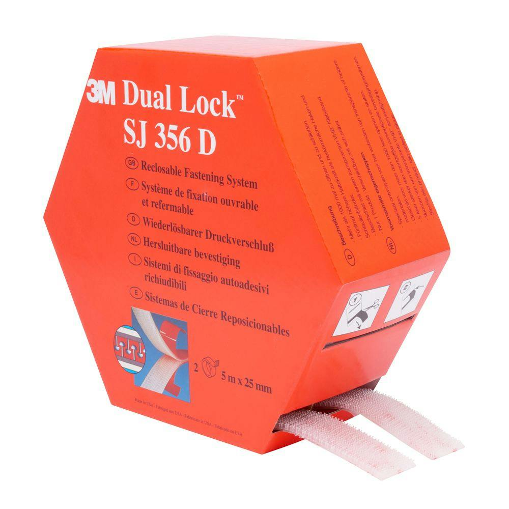 dual lock reclosable fastener twin pack